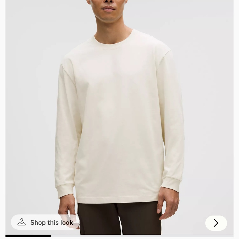 Heavyweight Cotton Jersey Long Sleeve